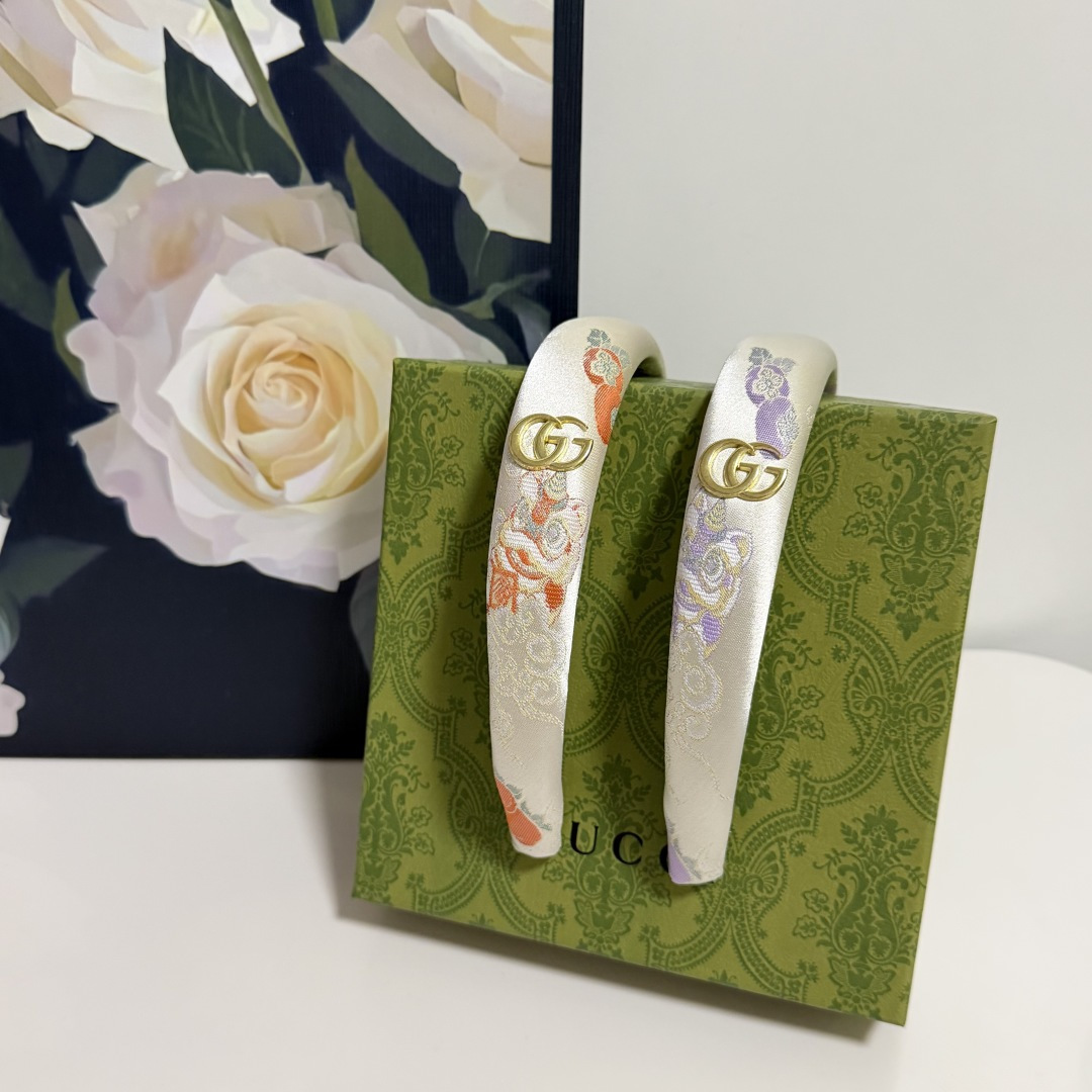 配专柜包装Gucci（古驰）最新发箍小仙女快入手特殊材质 不嘞头可盐可甜～