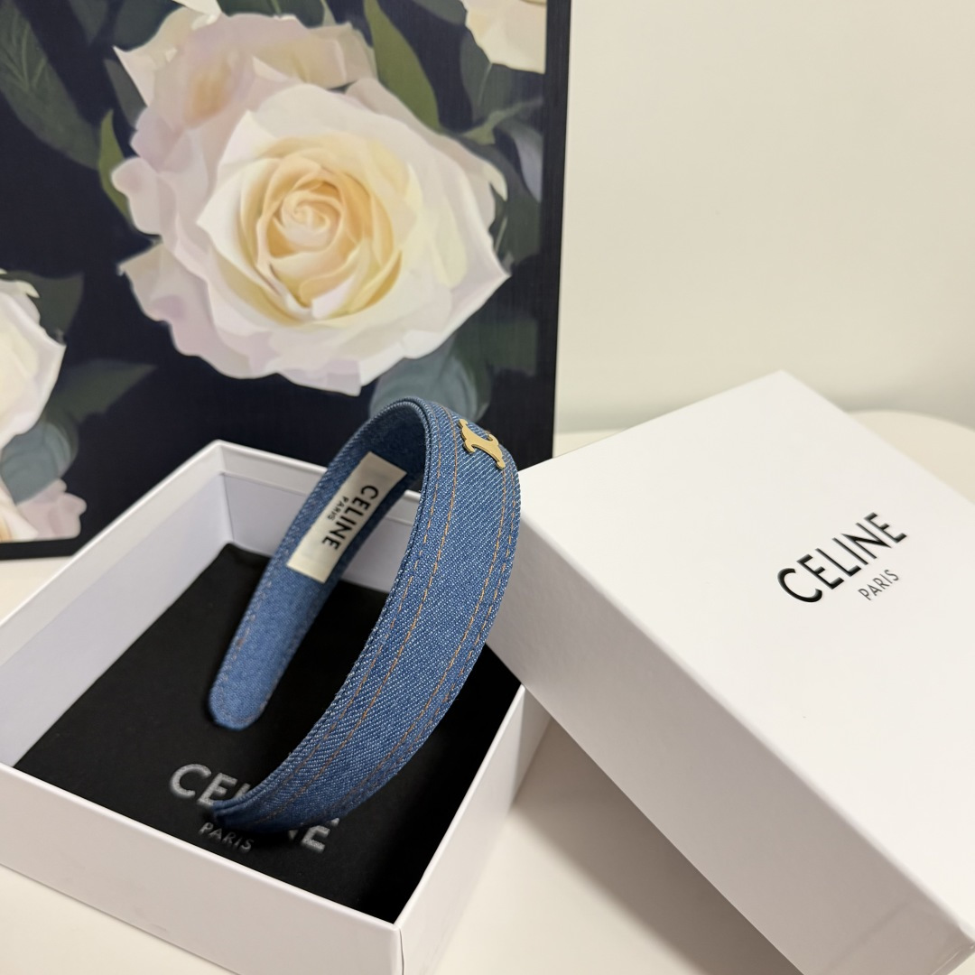 配专柜包装CELINE（赛琳）最新发箍小仙女快入手特殊材质 不嘞头可盐可甜～