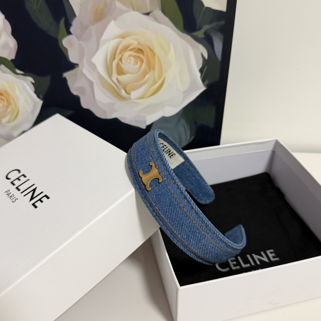 配专柜包装CELINE（赛琳）最新发箍小仙女快入手特殊材质 不嘞头可盐可甜～
