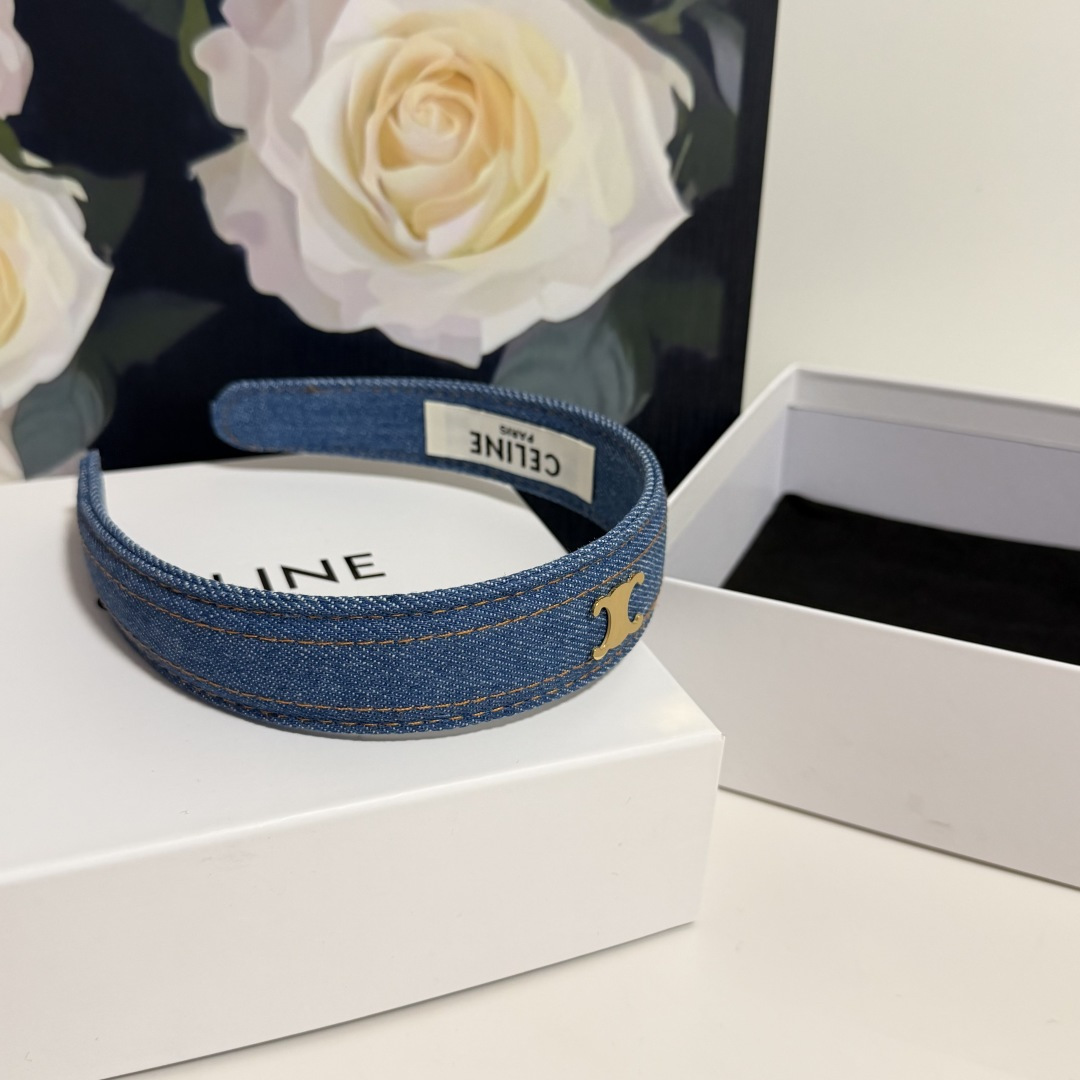 配专柜包装CELINE（赛琳）最新发箍小仙女快入手特殊材质 不嘞头可盐可甜～