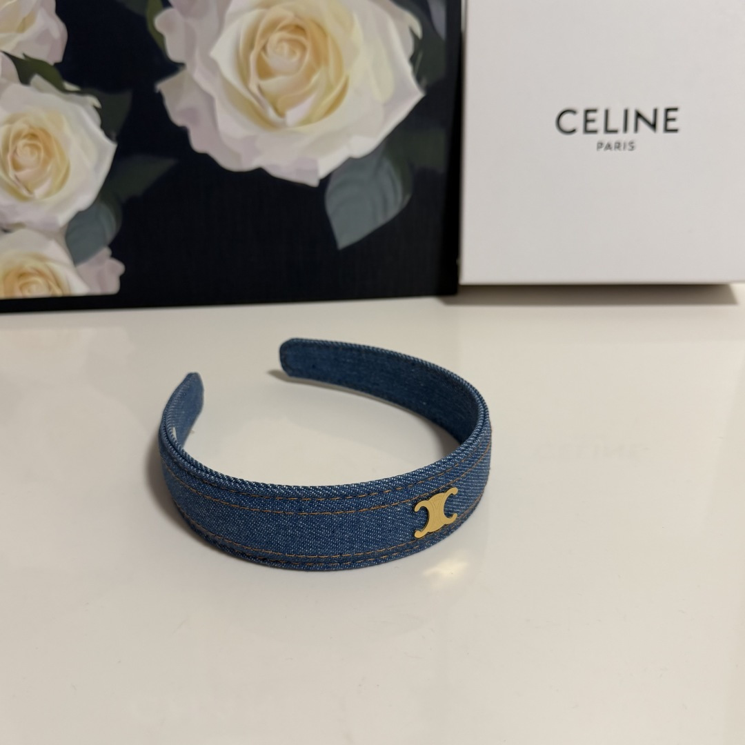 配专柜包装CELINE（赛琳）最新发箍小仙女快入手特殊材质 不嘞头可盐可甜～