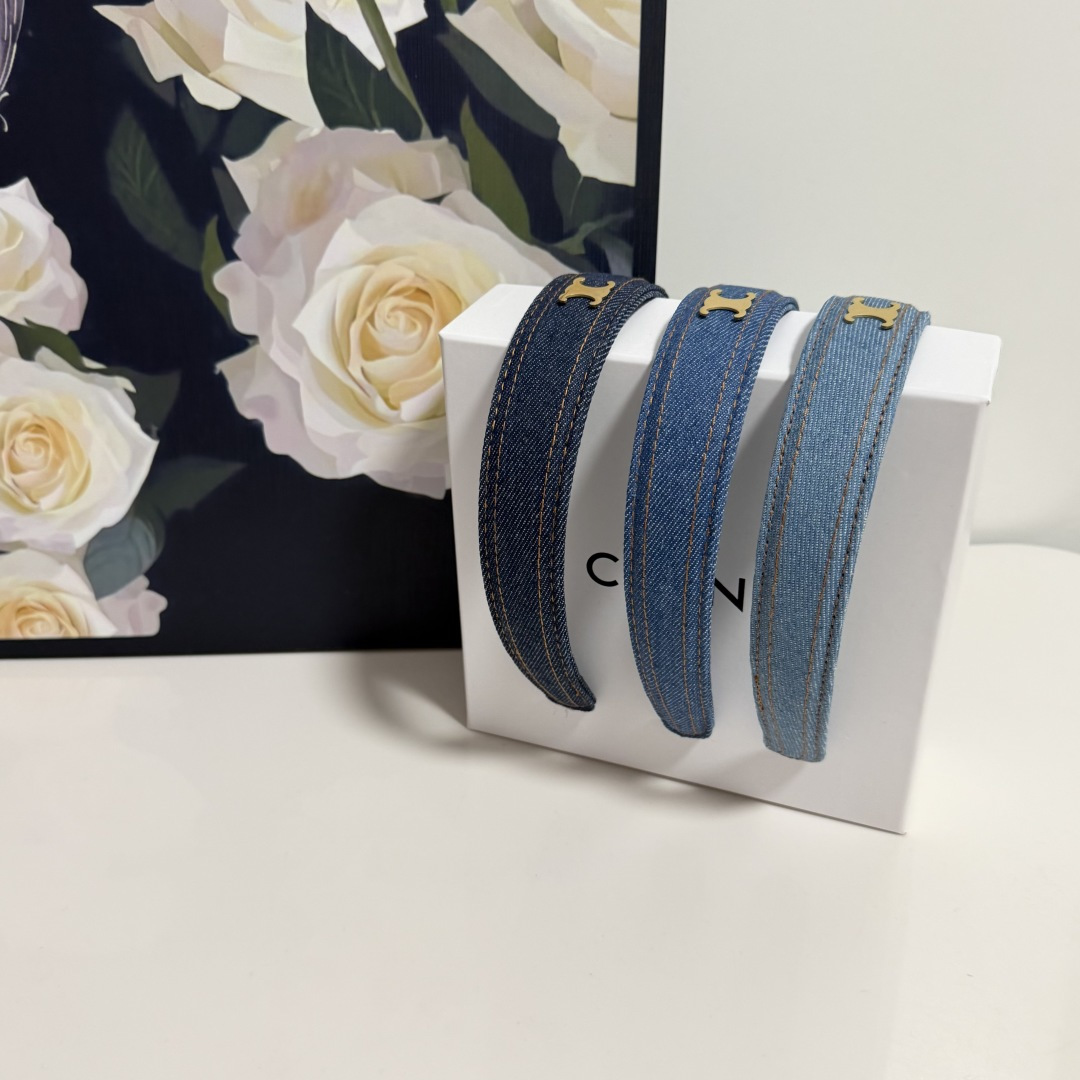 配专柜包装CELINE（赛琳）最新发箍小仙女快入手特殊材质 不嘞头可盐可甜～