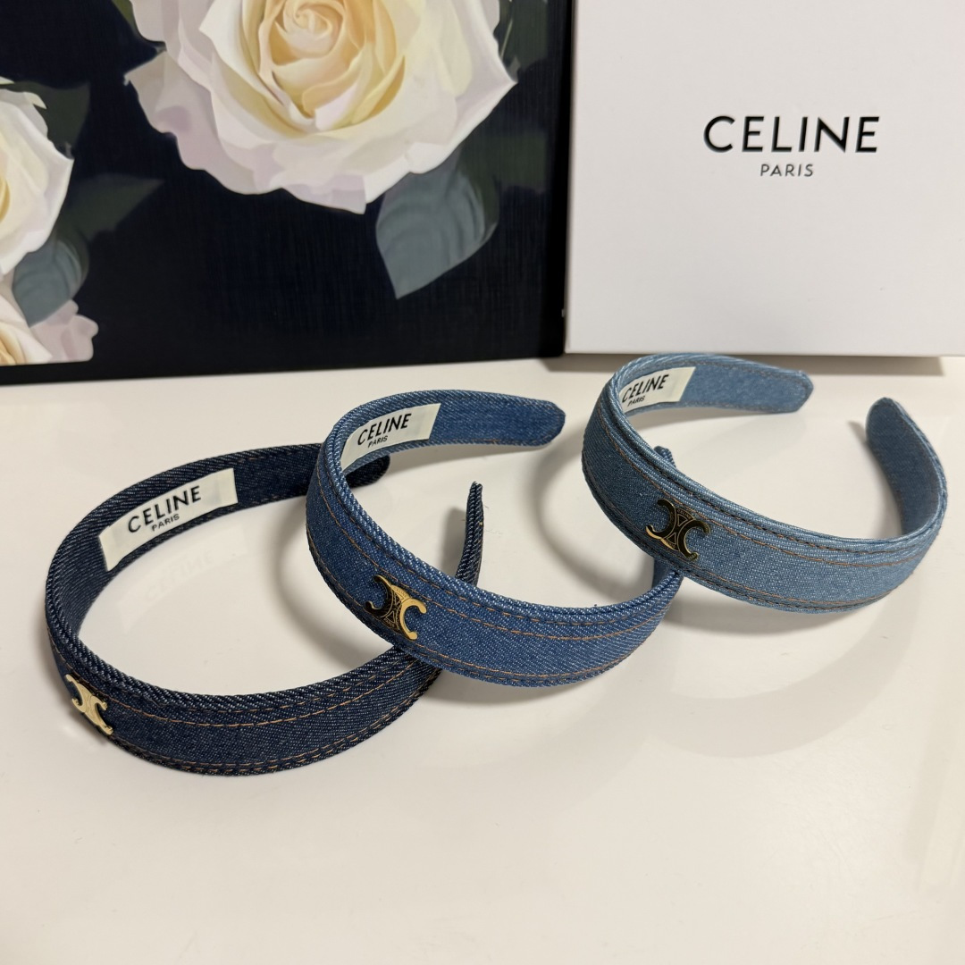 配专柜包装CELINE（赛琳）最新发箍小仙女快入手特殊材质 不嘞头可盐可甜～