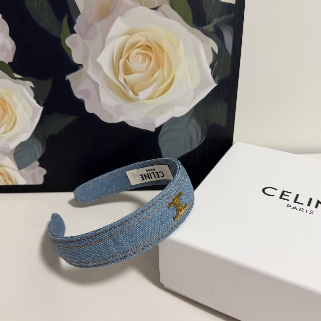 配专柜包装CELINE（赛琳）最新发箍小仙女快入手特殊材质 不嘞头可盐可甜～