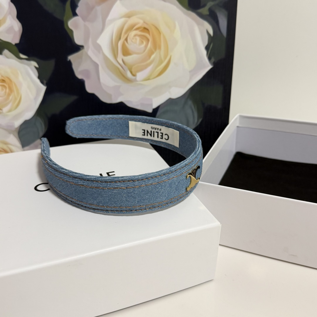 配专柜包装CELINE（赛琳）最新发箍小仙女快入手特殊材质 不嘞头可盐可甜～