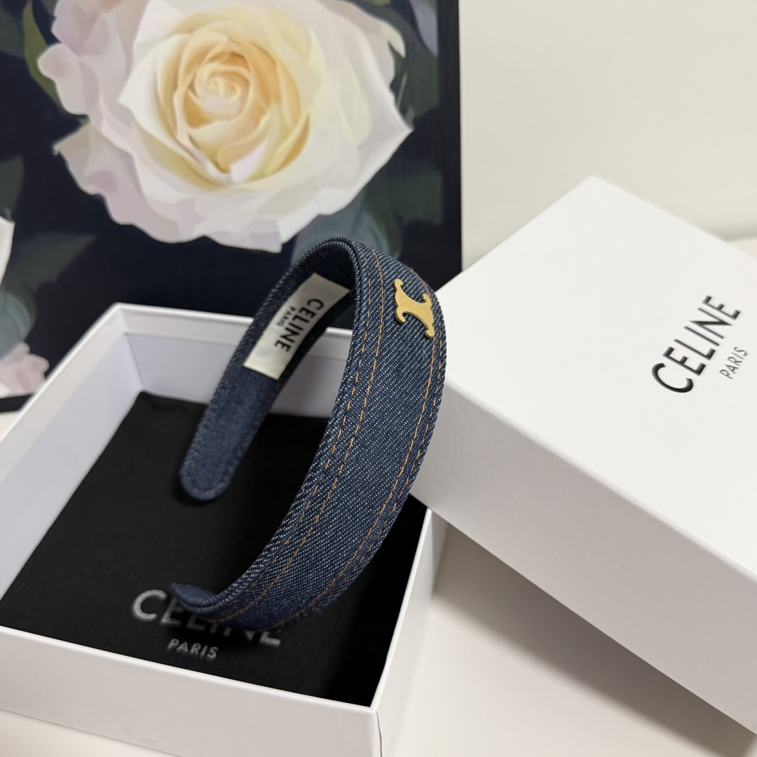 配专柜包装CELINE（赛琳）最新发箍小仙女快入手特殊材质 不嘞头可盐可甜～