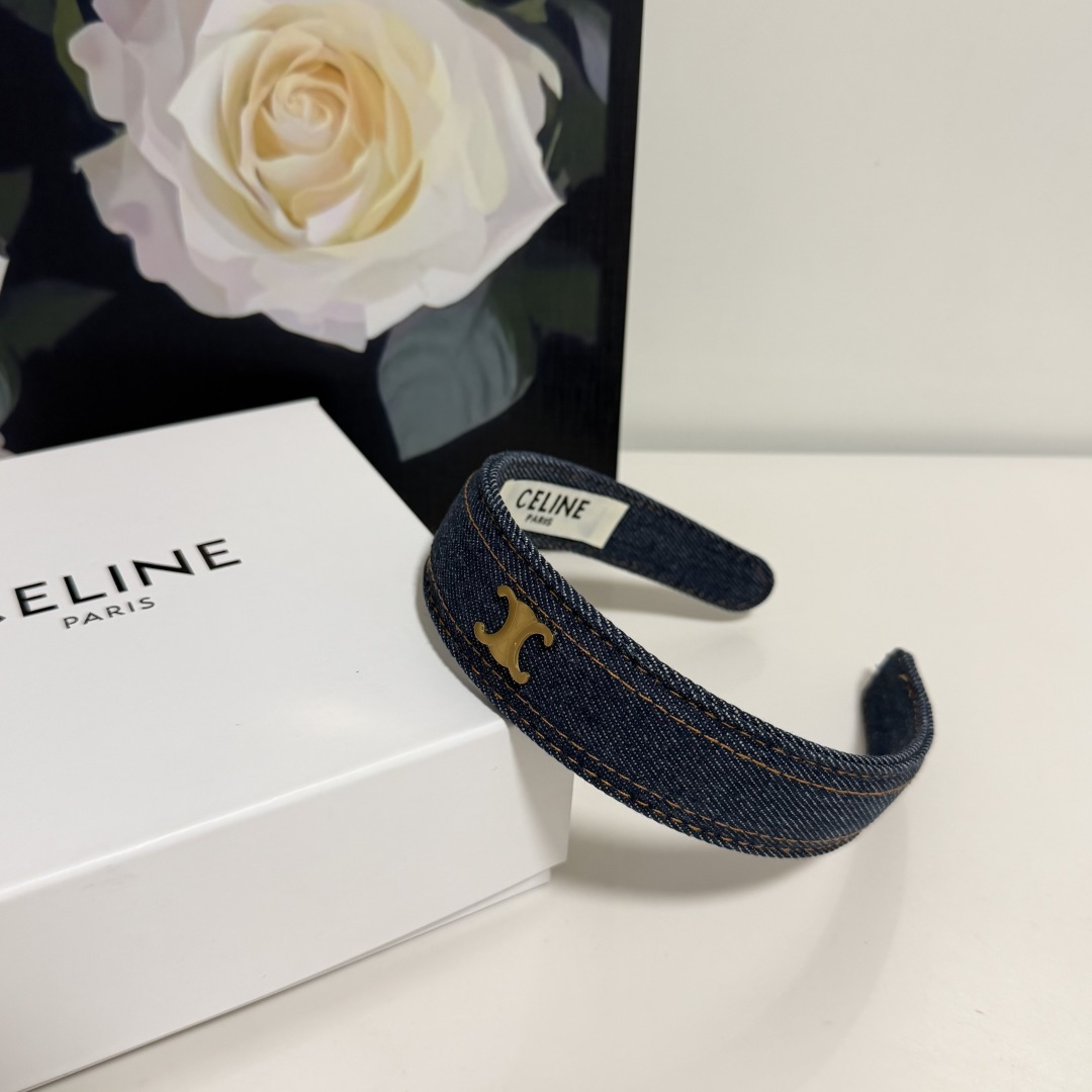 配专柜包装CELINE（赛琳）最新发箍小仙女快入手特殊材质 不嘞头可盐可甜～