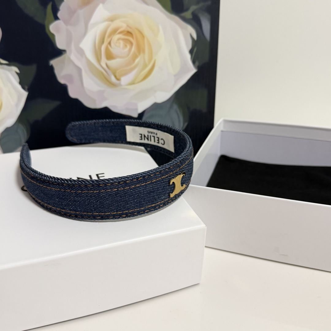 配专柜包装CELINE（赛琳）最新发箍小仙女快入手特殊材质 不嘞头可盐可甜～