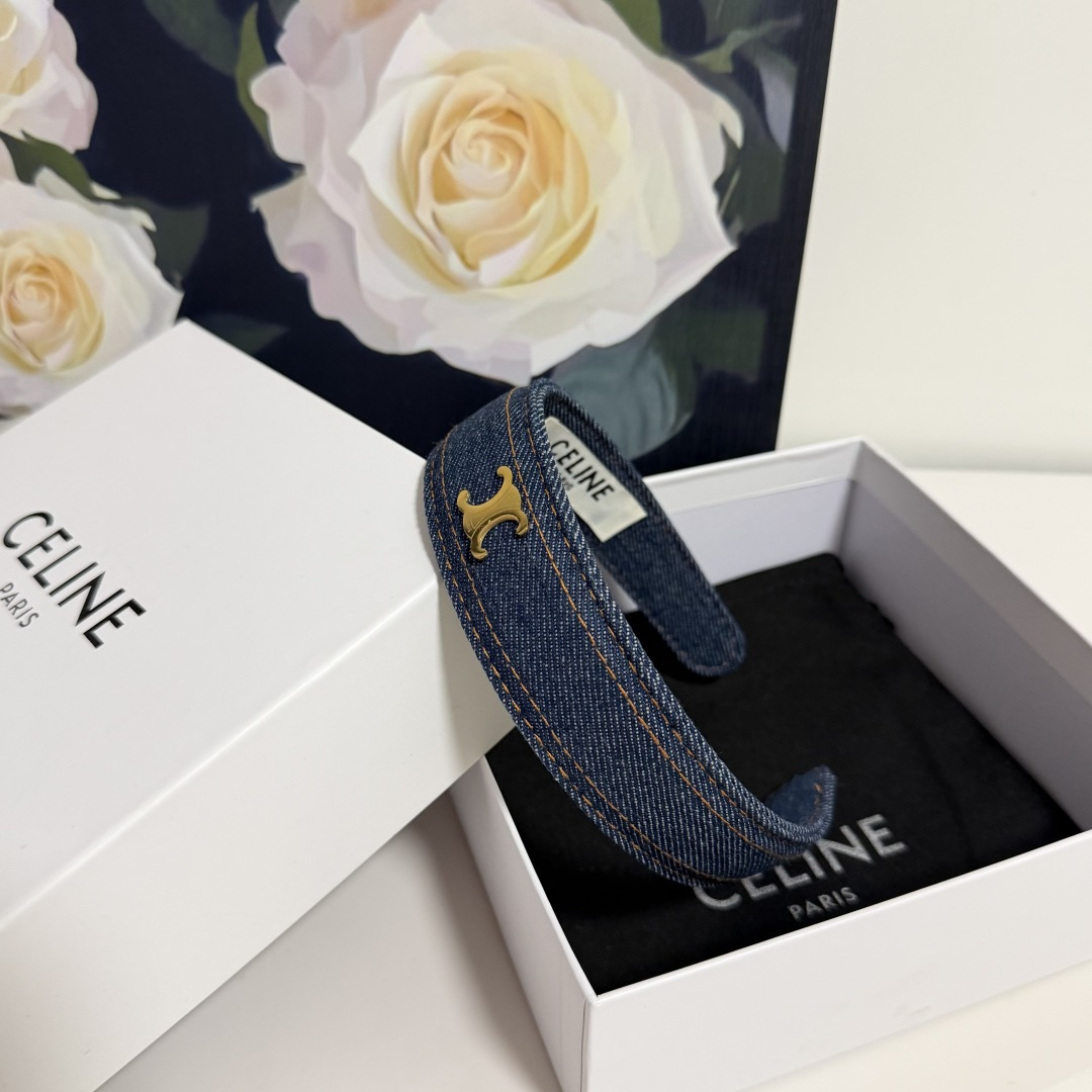 配专柜包装CELINE（赛琳）最新发箍小仙女快入手特殊材质 不嘞头可盐可甜～