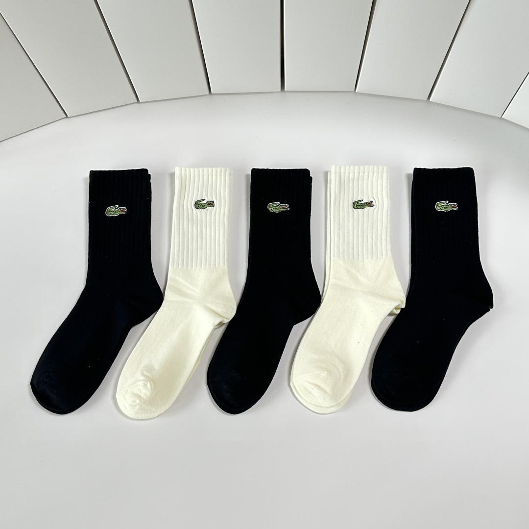 NO:768762,Specially equipped with counter packaging LACOSTE (crocodile) new cashmere mid-length pile socks!  Five pairs in a box, synchronized tube socks at the counter, big brands going out on the street, a must-have for fashionistas, super easy to match. Socks, stockings, socks, socks19860909特 配专柜包装 LACOSTE（鳄鱼）新款羊绒中长款堆堆袜袜子！一盒五双,专柜同步筒袜袜子,大牌出街,潮人必备超好搭.袜子,丝袜,袜子,socks,accessory