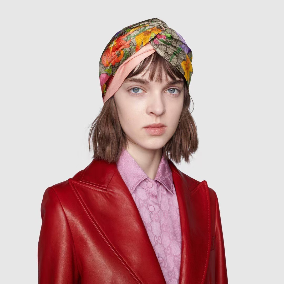 NO:941924,Special packaging Gucci color-blocked floral headband, counter style hairpins, hairpins, gucci, hairpins19860909特 配包装 gucci拼色花卉发带 专柜款发夹,发夹,gucci,hairpins,accessory