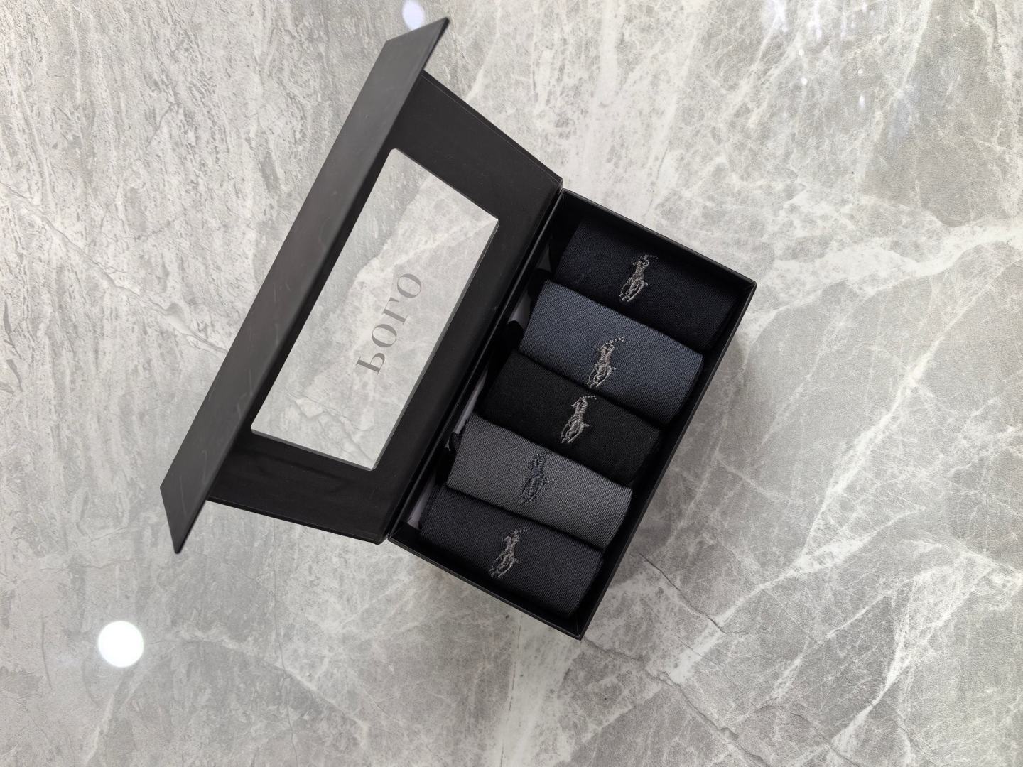 💛配包装 POLO （保罗）新款刺绣经典中长筒袜堆堆袜袜子！一盒五双， 专柜同步筒袜袜子，💛大牌出街，潮人必备🔥超好搭。