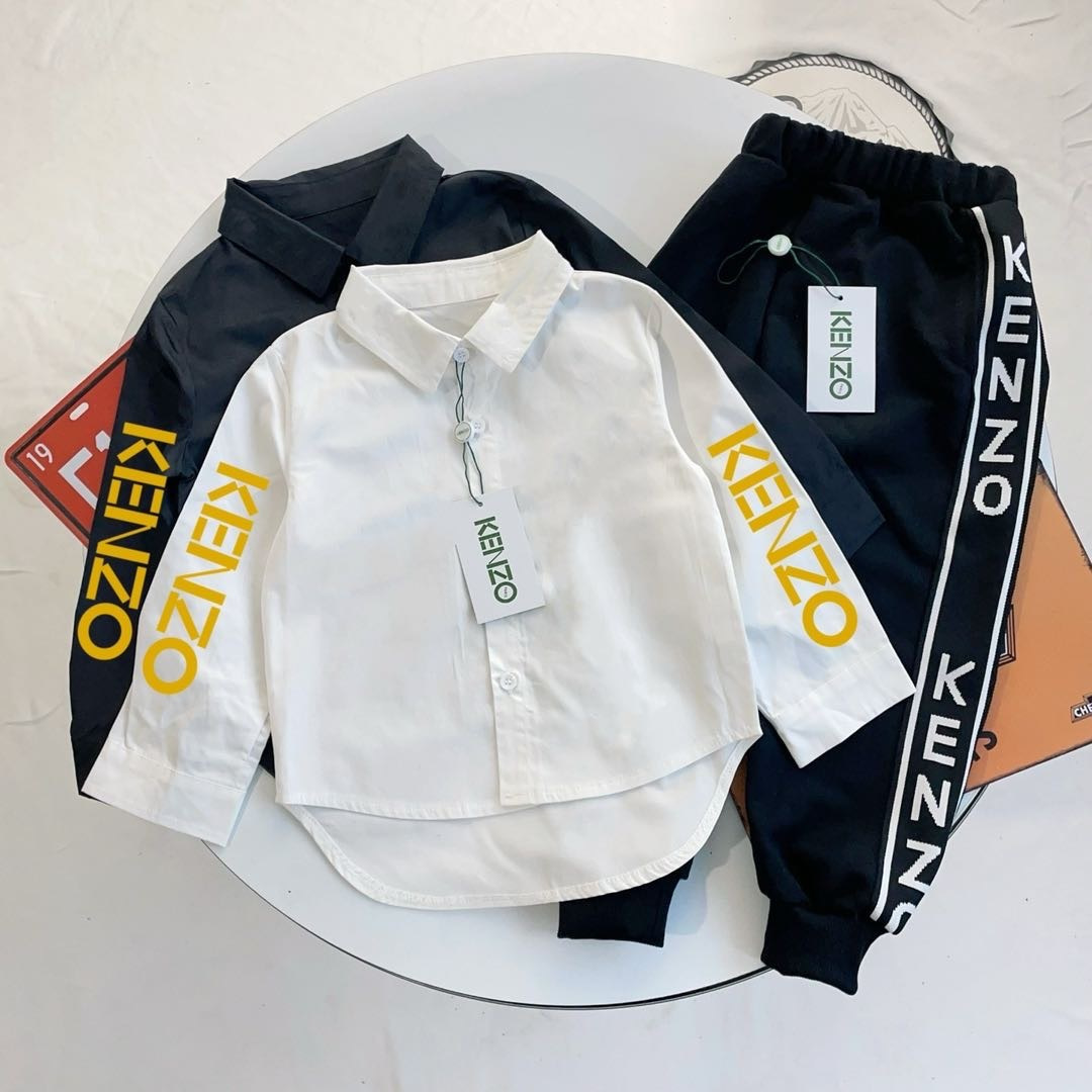 🌐 Kenzo ♻️ Conjunto (90-150) ♻️ Camisa ♻️ Pantalón de sudadera 🎗 ¡Etiqueta original! ¡Embalaje original! ¡Marca origi…