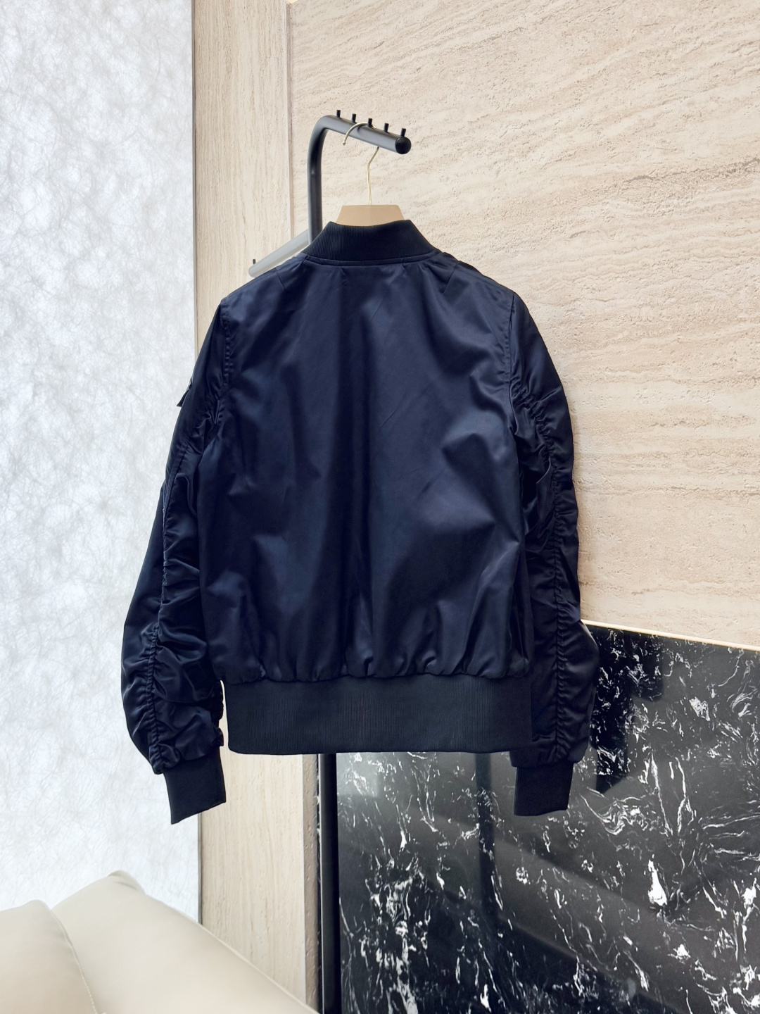 M2328#新款外套🌾Mon 蒙口 男女同款 拉链款 夹克外套 军绿色 藏青色 1-2-3码