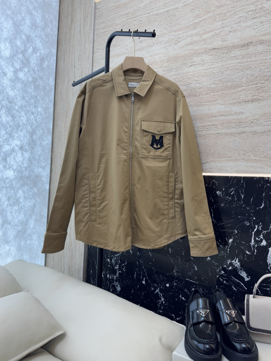 NO:455588,M2# new jacket P Mon men and women zipper M embroidered jacket Navy blue Apricot 1-2-3-4 sizes,,jackets & coats,jackets & coats,alexander wang19860909M2#新款外套P Mon 男女同款拉链款 M刺绣夹克外套 藏青色 杏色 1-2-3-4码,,jackets & coats,jackets & coats,alexander wang,Women's clothing