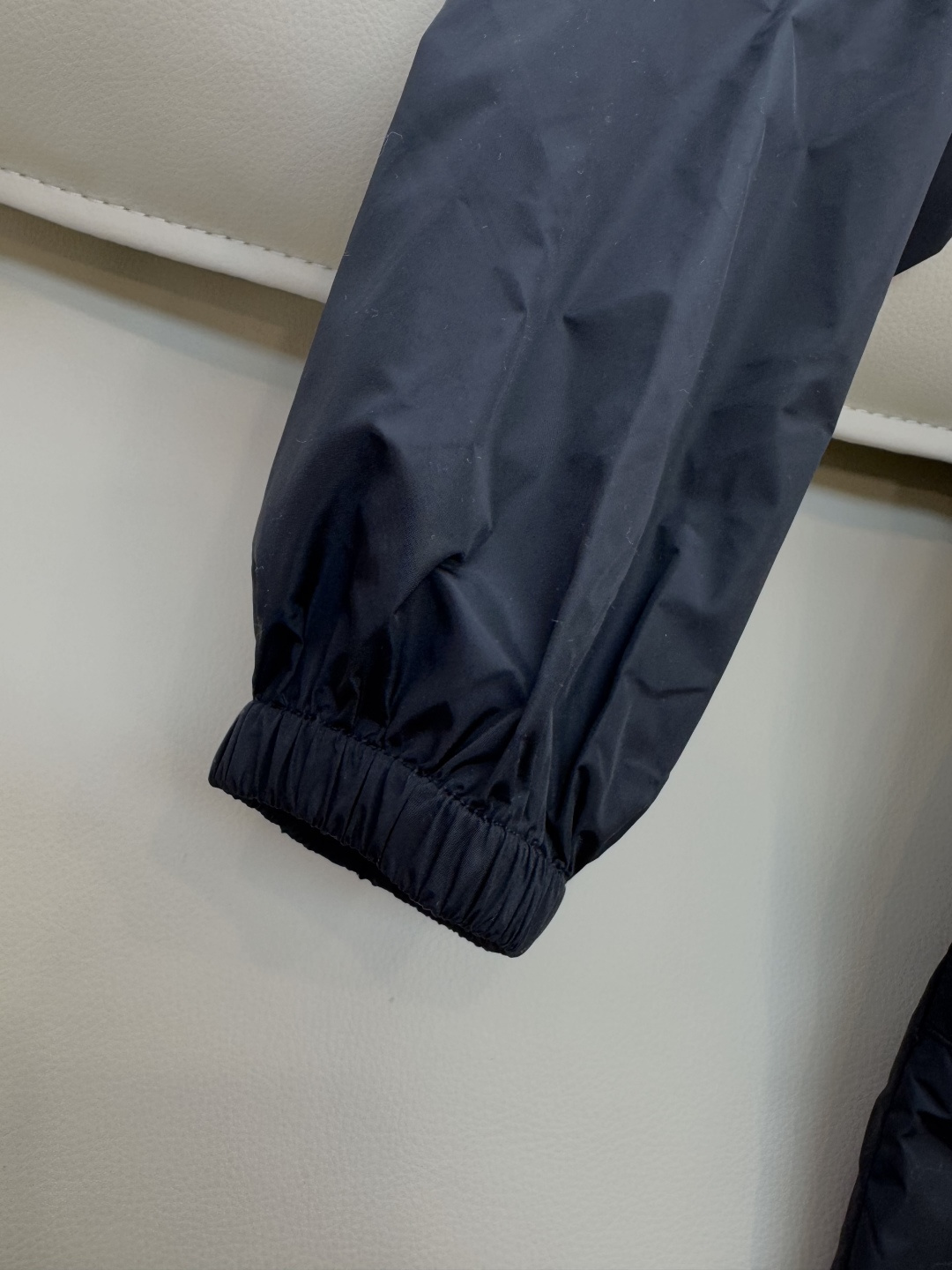 M2376#新款外套🌾Mon 蒙口 抽绳款 拉链款带帽风衣外套 黑色 米色 藏青色 0-1-2码