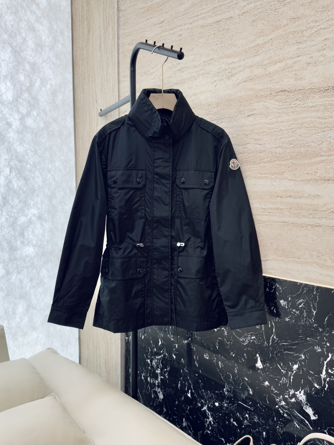NO:319306,M2331# new jacket Mon masked slim stand collar short jacket Black Military green size 1-2-3 sizes, Moncler, jackets & coats, alexander wang19860909M2331#新款外套 Mon 蒙口 显瘦立领短外套 黑色 军绿色 1-2-3码,,Moncler,jackets & coats,alexander wang,Women's clothing