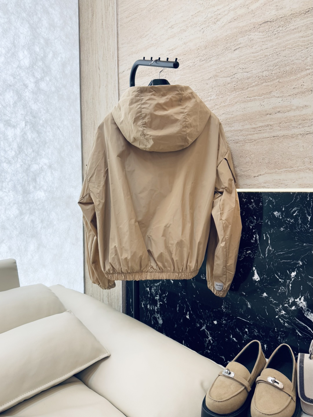 M2367#新款外套🌾Max 长袖拉链款短外套 咖啡色 米色 38/40/42