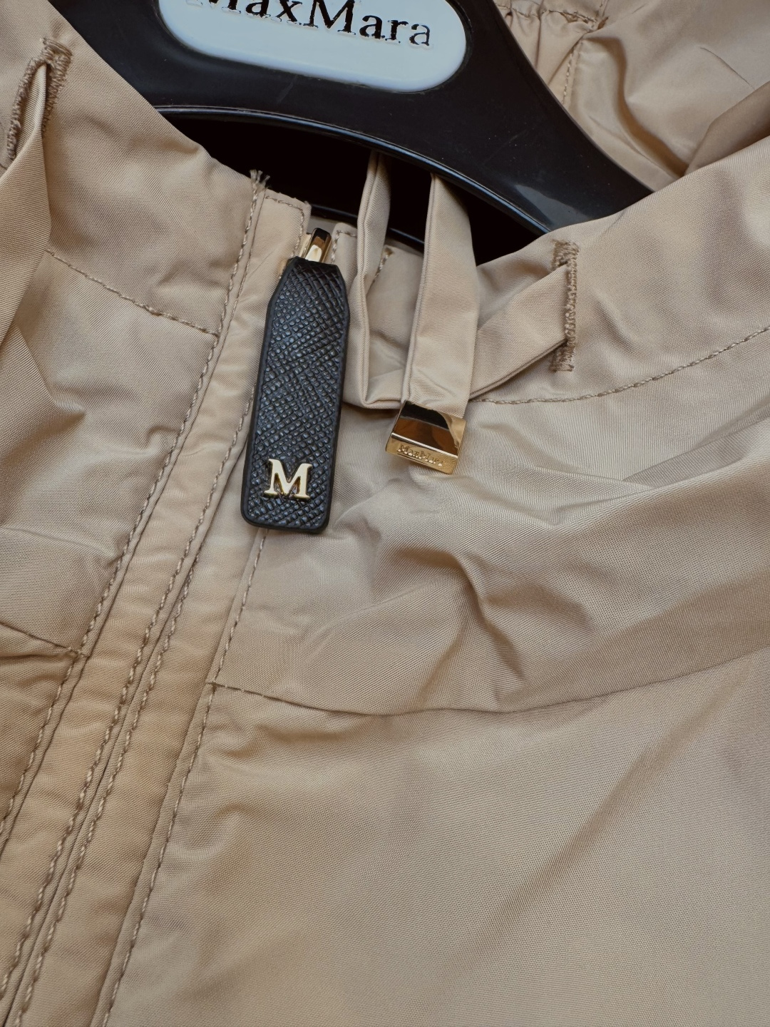 M2367#新款外套🌾Max 长袖拉链款短外套 咖啡色 米色 38/40/42