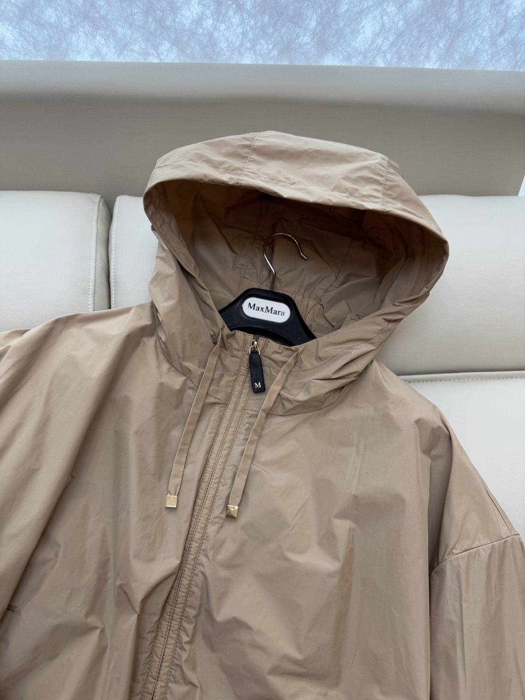 M2367#新款外套🌾Max 长袖拉链款短外套 咖啡色 米色 38/40/42