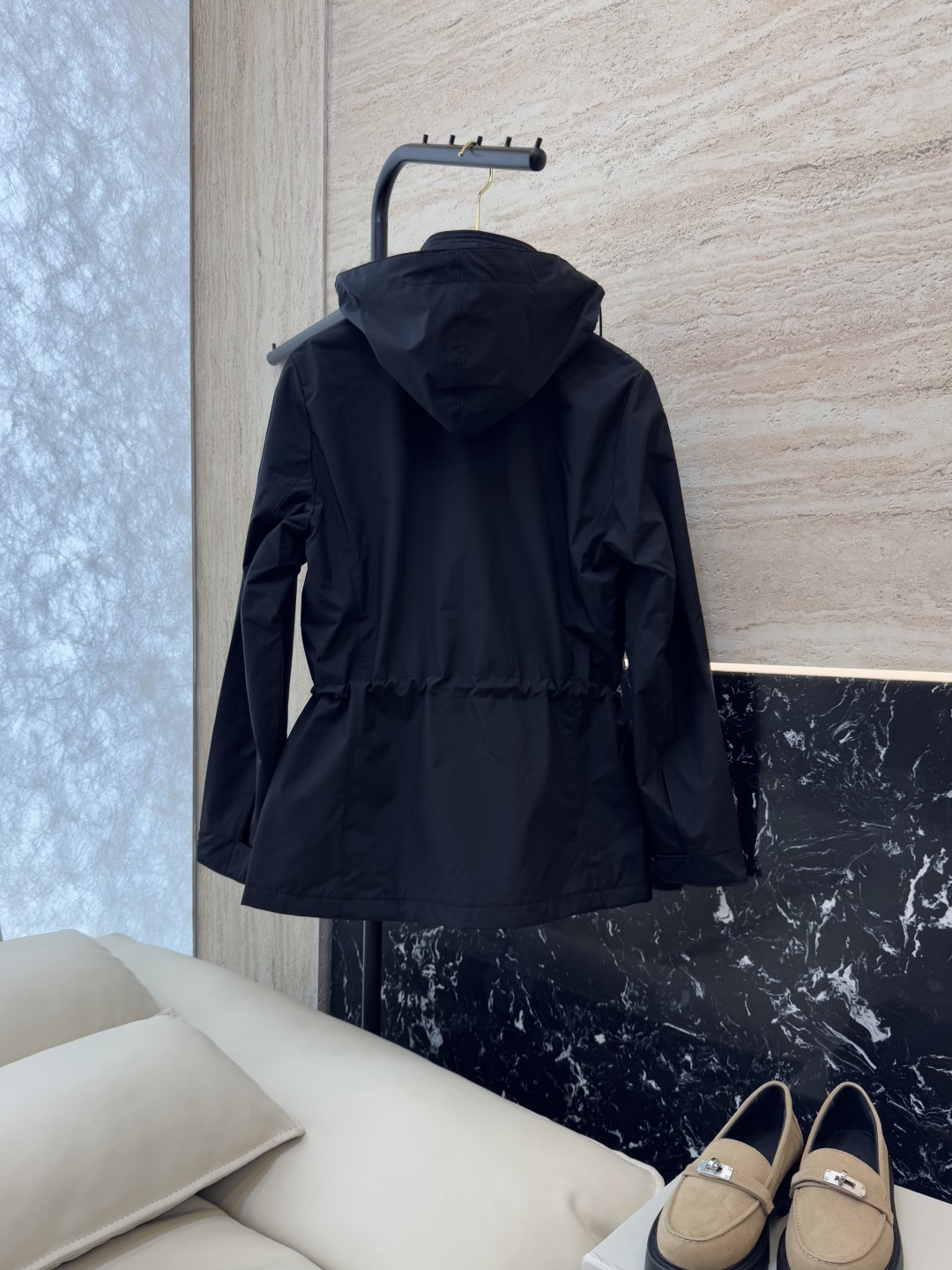 M2358#新款外套🌾LP 顶级版 夹棉 显瘦抽绳设计短外套 两色 38/40/42