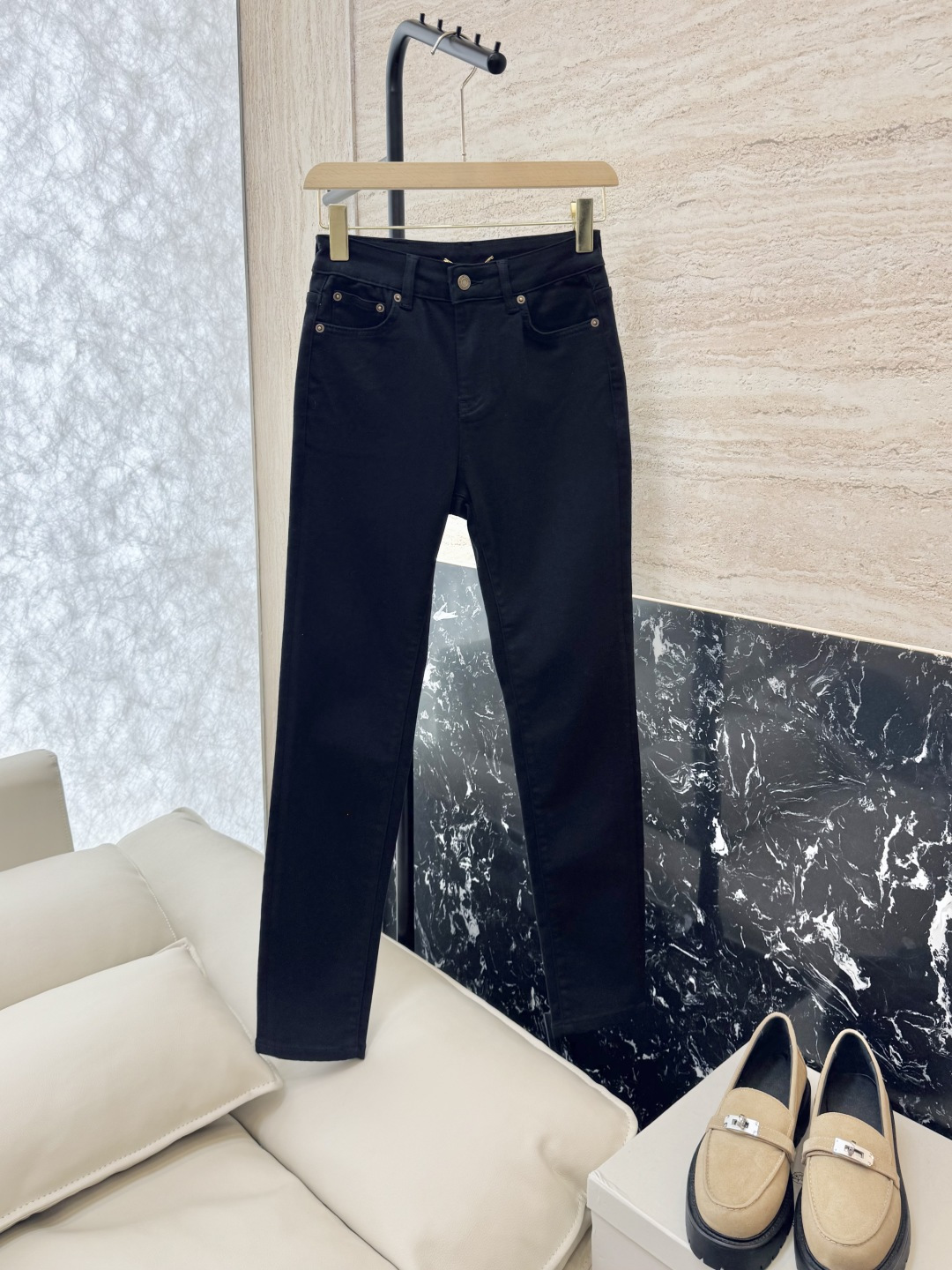 NO:440694,CX023# new style jeans YSL letter print stretch denim cotton slimming jeans black blue size 26-30, saint laurent, jeans, alexander wang19860909CX023#新款牛仔裤 YSL 字母印花 弹力牛仔棉显瘦牛仔裤 黑色 蓝色 26-30码,,saint laurent,jeans,alexander wang,Women's clothing