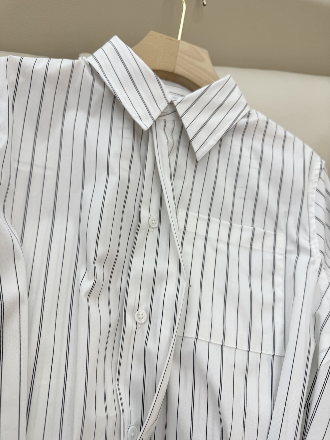 BUR Striped Print Nylon Cotton Slim Fit Wide Belt Shirt for Women 7 cmp i1739698338954 8273 0 5