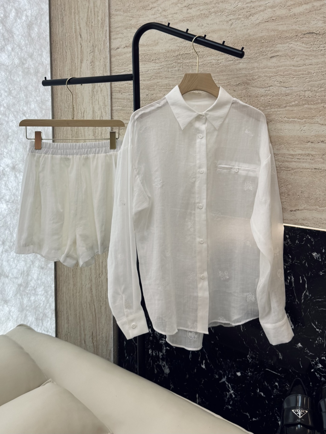 NO:435678,YM019# zimm* ramie embroidered three-dimensional embroidered shirt top shorts suit white SMLXL,,shorts,shirts,alexander wang19860909YM019# zimm* 苎麻 绣花立体刺绣衬衫上衣短裤套装 白色 SMLXL,,shorts,shirts,alexander wang,Women's clothing