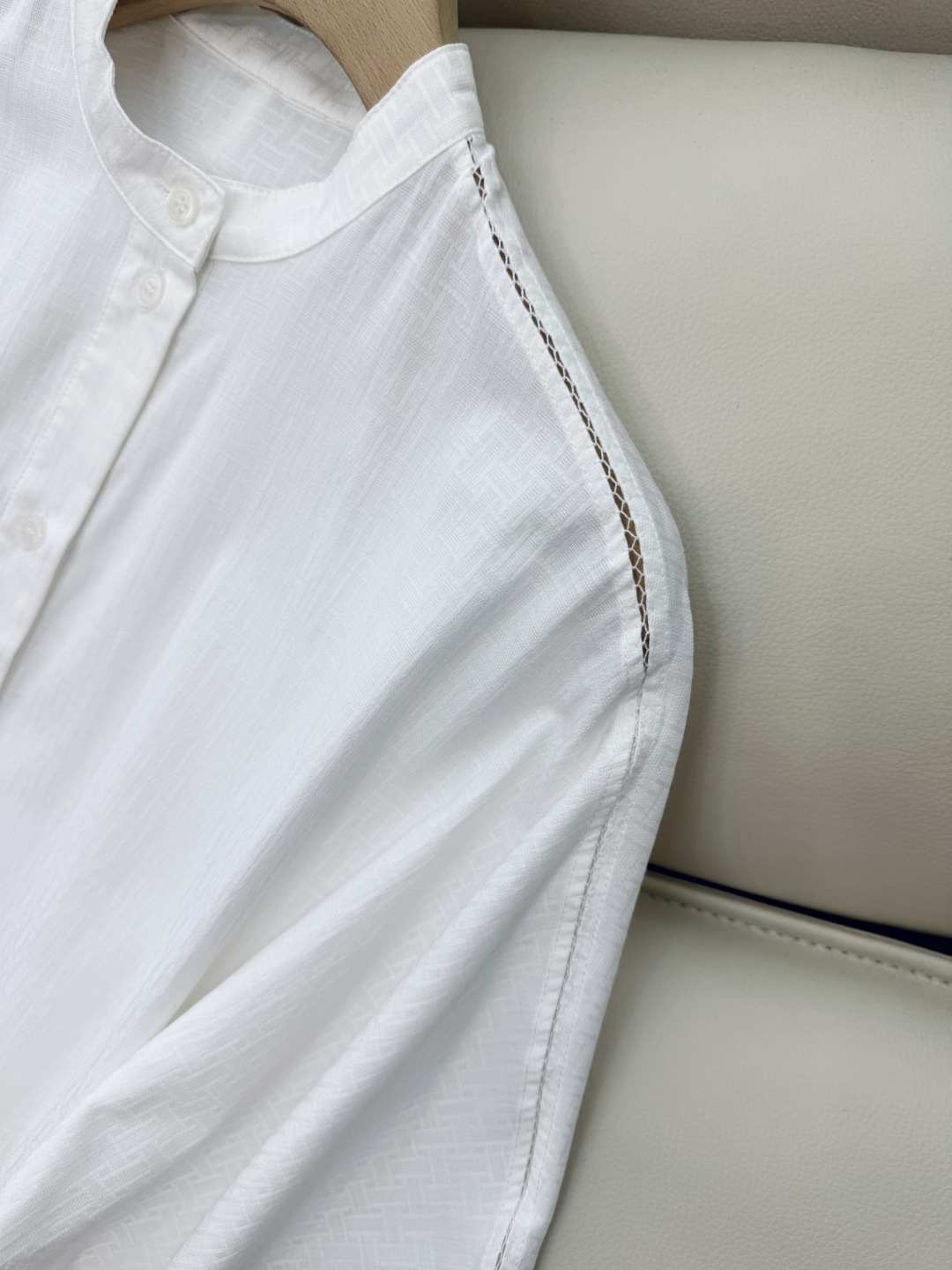 QGL004#新款连衣裙💕Hermes H家 爱马仕 H字母暗纹 短款宽松款连衣裙 黑色 燕麦咖色 白色