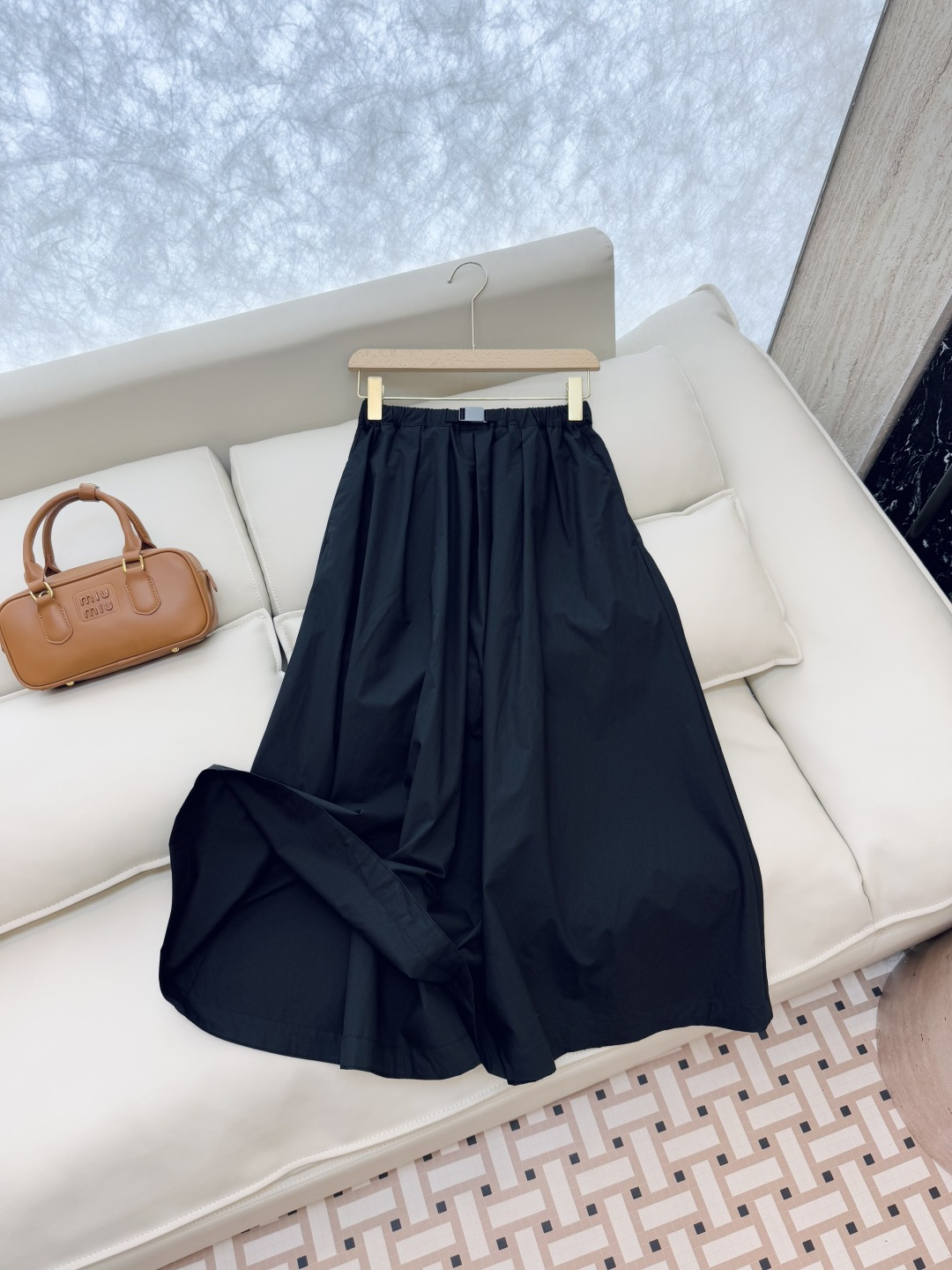 LZ23022#新款半裙💕BC 高端定制款 100%棉 超大裙摆 长半裙 SML