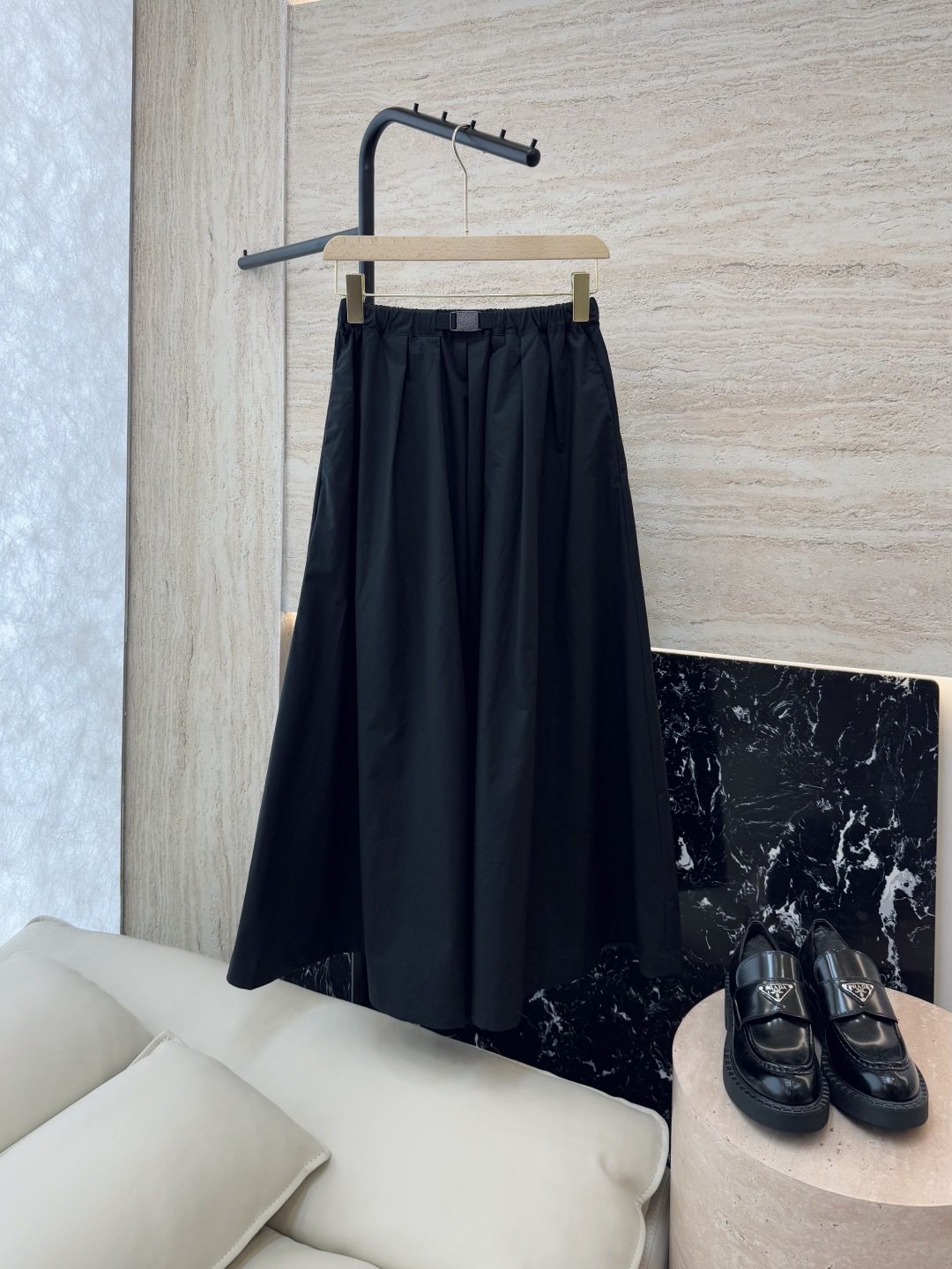 LZ23022#新款半裙💕BC 高端定制款 100%棉 超大裙摆 长半裙 SML