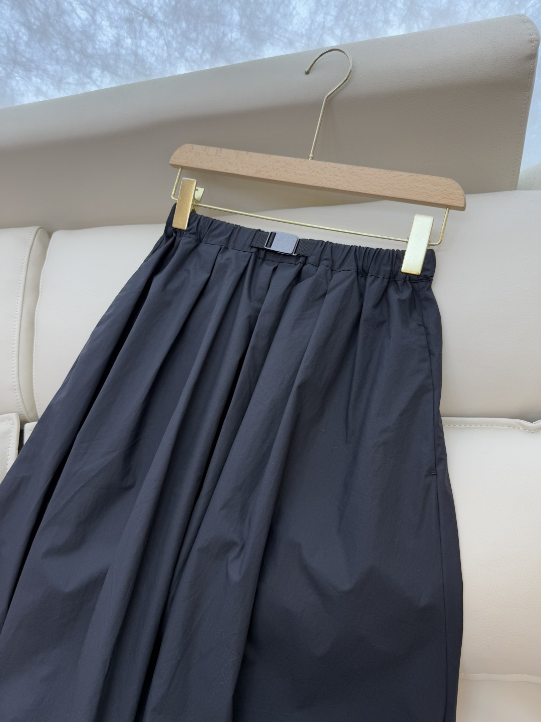 LZ23022#新款半裙💕BC 高端定制款 100%棉 超大裙摆 长半裙 SML