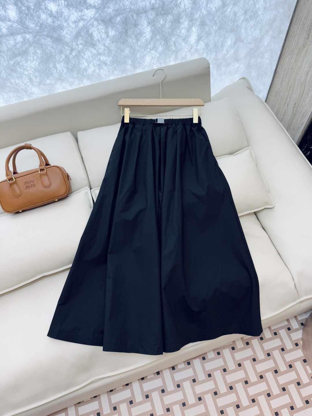 LZ23022#新款半裙💕BC 高端定制款 100%棉 超大裙摆 长半裙 SML