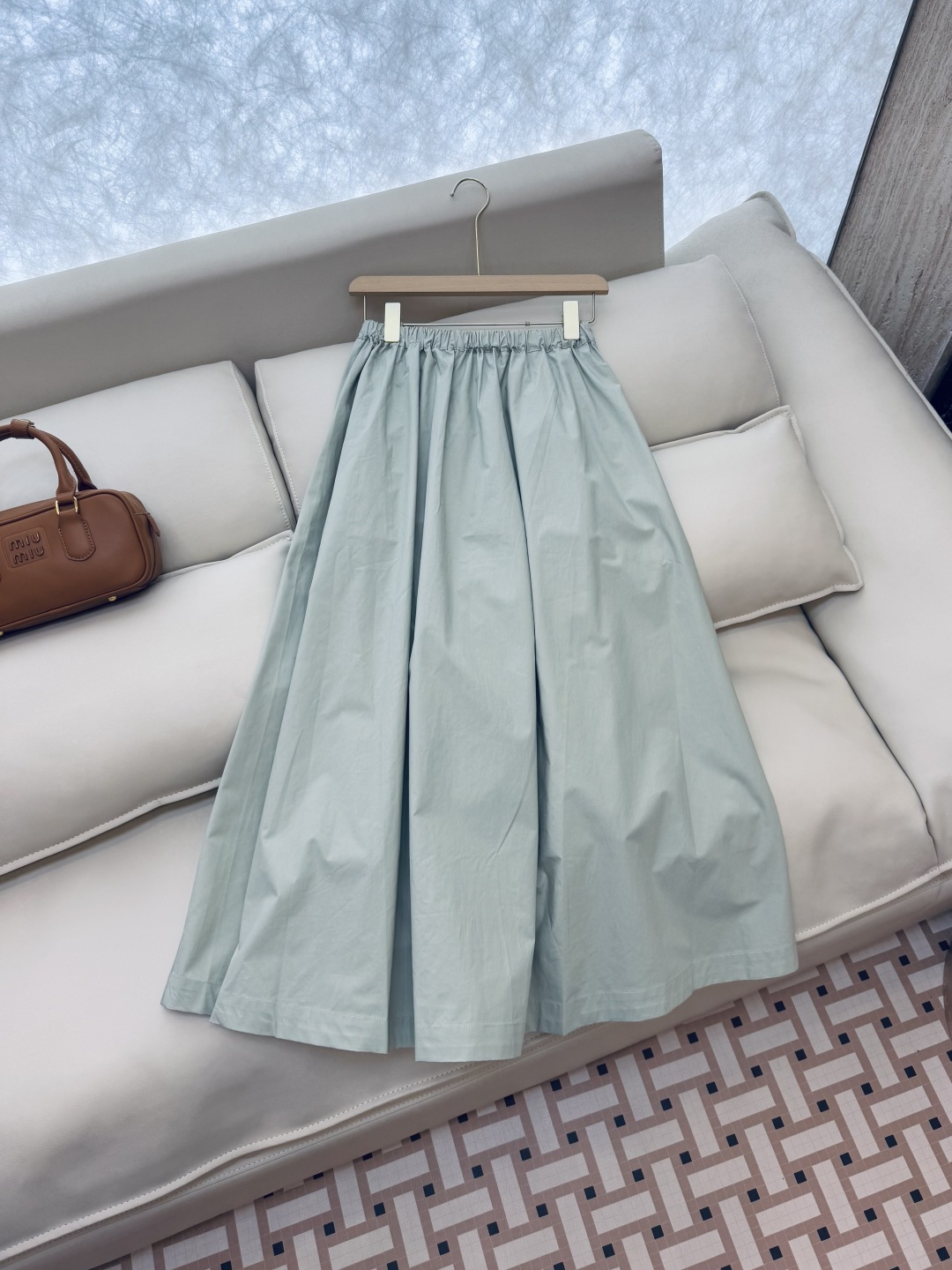 LZ23022#新款半裙💕BC 高端定制款 100%棉 超大裙摆 长半裙 SML