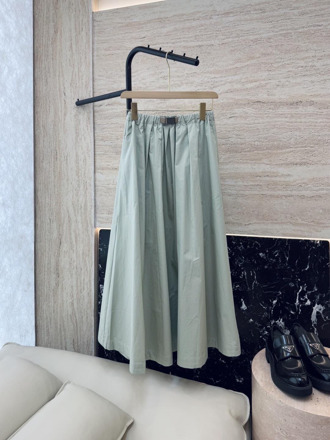 LZ23022#新款半裙💕BC 高端定制款 100%棉 超大裙摆 长半裙 SML