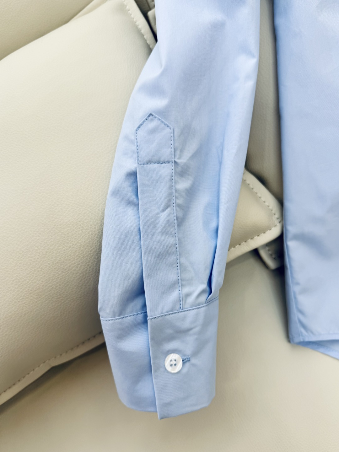 CY032#新款衬衫。TB 红黑白杠 极简风 长袖衬衫 蓝色白色 SML