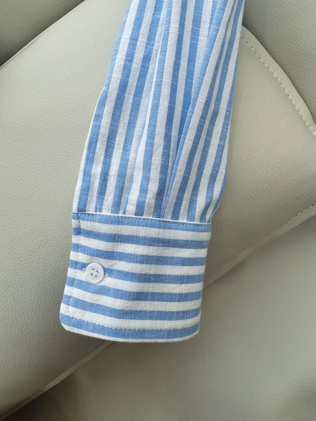 CY028#新款衬衫。POLO LR 极简风 条纹刺绣 长袖衬衫 蓝色 黄色 SML