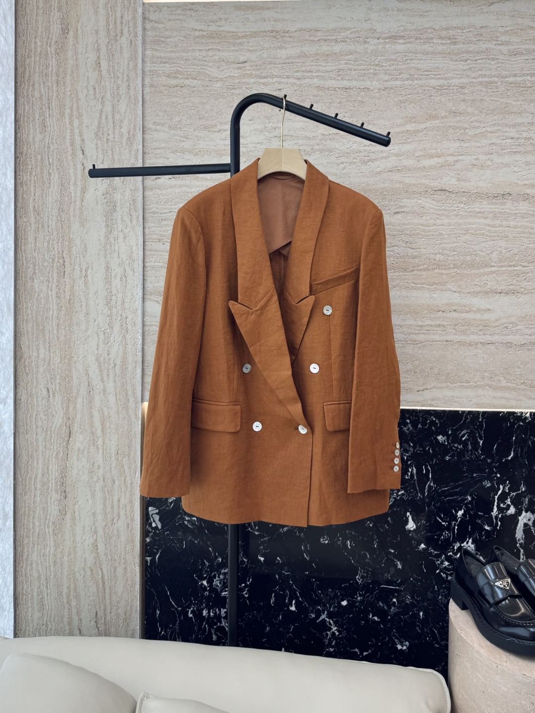 NO:326786,DG007# new suit YSL linen double-breasted loose suit jacket Orange white SML, saint laurent, jackets & coats,business suit,alexander wang19860909DG007#新款西装 YSL 亚麻面料双排扣宽松西装外套 橙色 白色 SML,,saint laurent,jackets & coats,business suit,alexander wang,Women's clothing