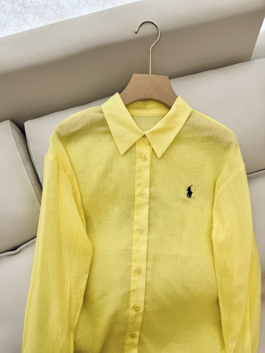 CY034#新款衬衫。
polo 劳夫 100% 亚麻 纯色长袖衬衫 五色 SMLXL