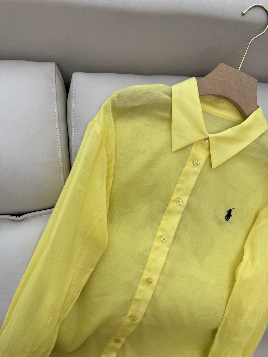 CY034#新款衬衫。
polo 劳夫 100% 亚麻 纯色长袖衬衫 五色 SMLXL