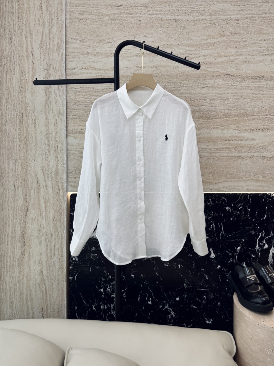 CY034#新款衬衫。
polo 劳夫 100% 亚麻 纯色长袖衬衫 五色 SMLXL