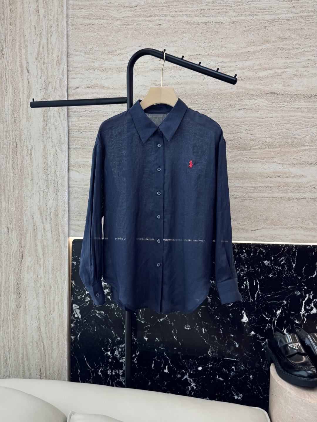 CY034#新款衬衫。
polo 劳夫 100% 亚麻 纯色长袖衬衫 五色 SMLXL