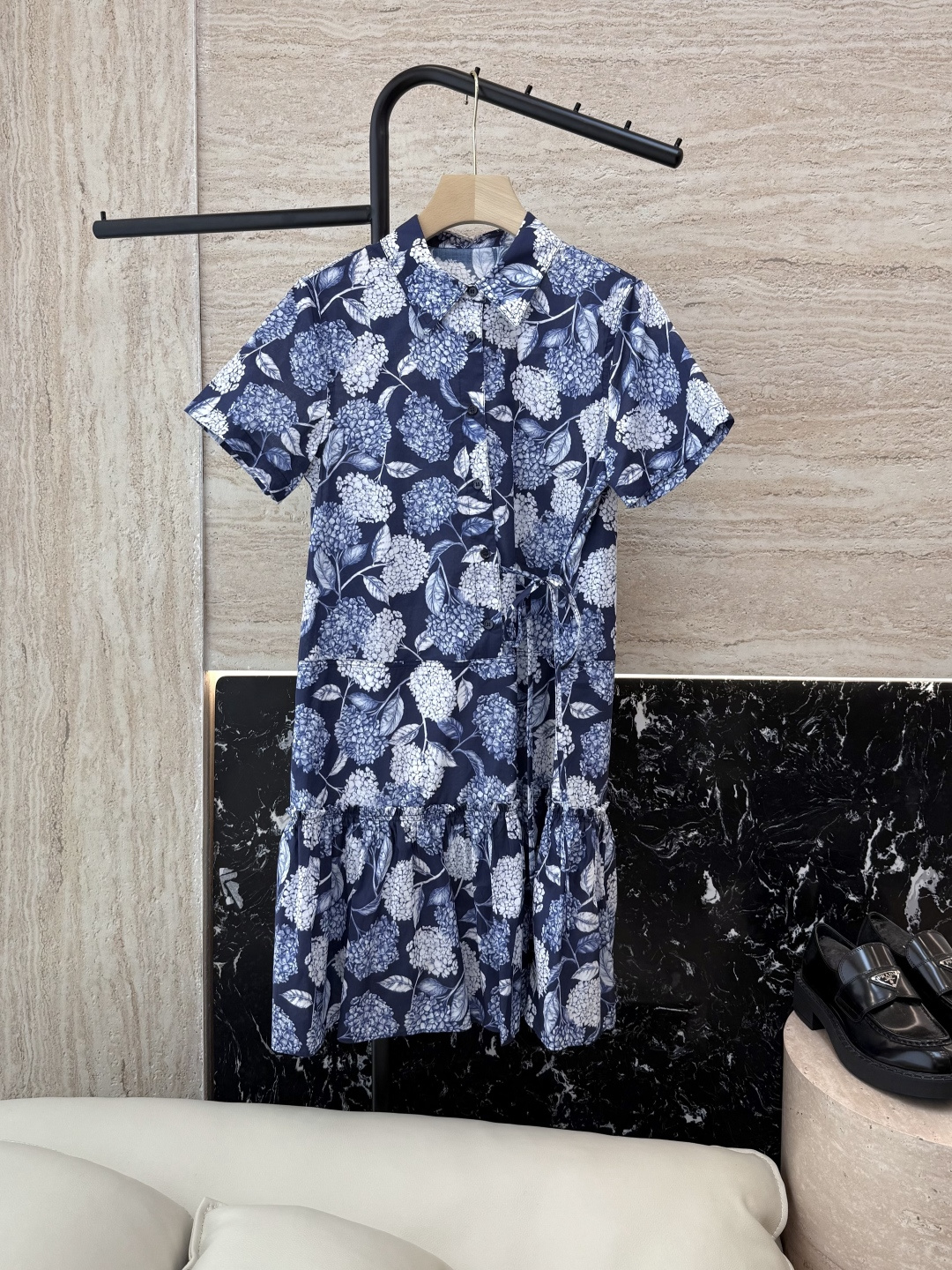 NO:418053,BS710# new dress Zhihe Original single quality Cotton Hydrangea printed dress Blue 36/38/40/42,,skirts,alexander wang19860909BS710#新款连衣裙 之禾 原单品质 棉 绣球印花连衣裙 蓝色 36/38/40/42,,skirts,alexander wang,Women's clothing
