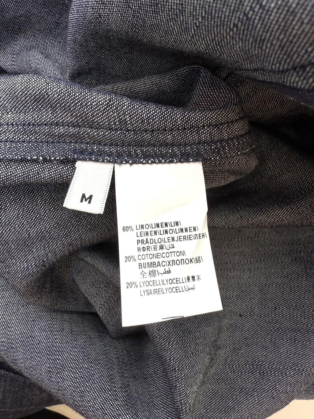 LZ25023#新款连衣裙🌾BC 短袖拉链款 牛仔棉连衣裙 蓝色SML