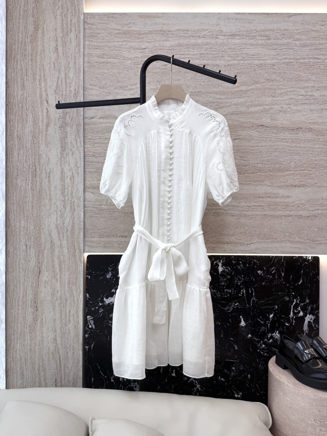 NO:331996,YM040# new dress zimm* hollow embroidery short sleeve ramie dress white yellow SMLXL,,skirts,T-shirt,alexander wang19860909YM040#新款连衣裙 zimm* 镂空绣花 短袖 苎麻连衣裙 白色 黄色 SMLXL,,skirts,T-shirt,alexander wang,Women's clothing