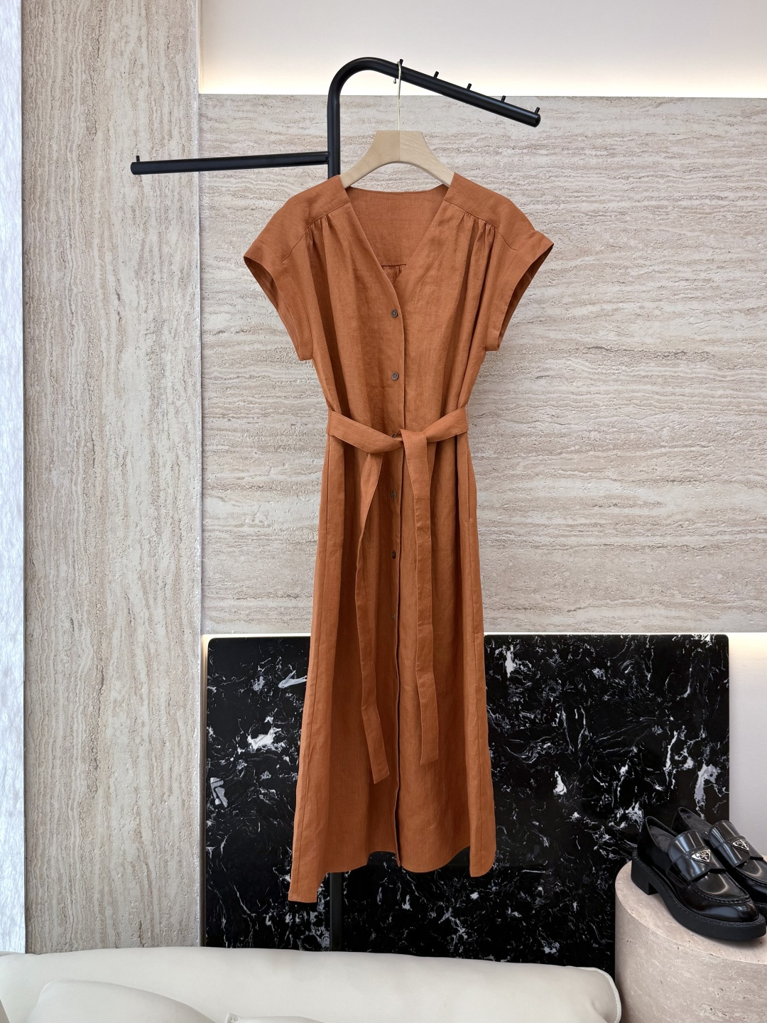 NO:334374,QGL020# new dress Zhihe linen short-sleeved V-neck dress Pumpkin color Grey 36/38/40,,skirts,T-shirt,alexander wang19860909QGL020#新款连衣裙 之禾 亚麻 短袖V领连衣裙 南瓜色 石灰色 36/38/40,,skirts,T-shirt,alexander wang,Women's clothing