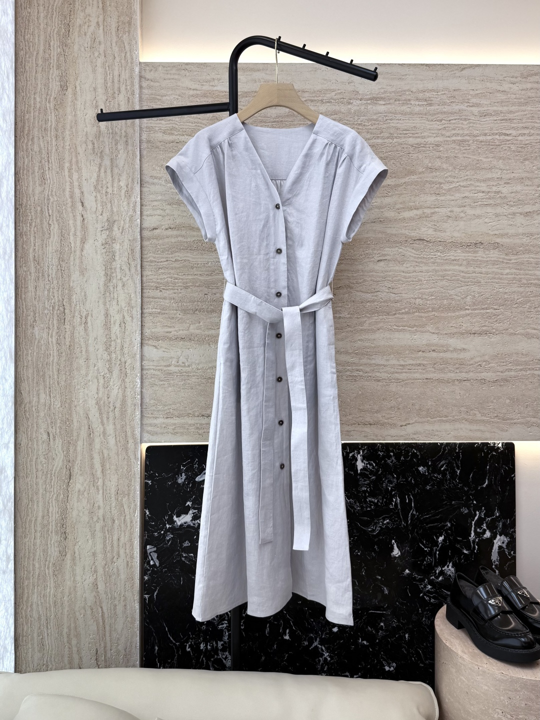 NO:334378,QGL020# new dress Zhihe linen short-sleeved V-neck dress Pumpkin color Grey 36/38/40,,skirts,T-shirt,alexander wang19860909QGL020#新款连衣裙 之禾 亚麻 短袖V领连衣裙 南瓜色 石灰色 36/38/40,,skirts,T-shirt,alexander wang,Women's clothing