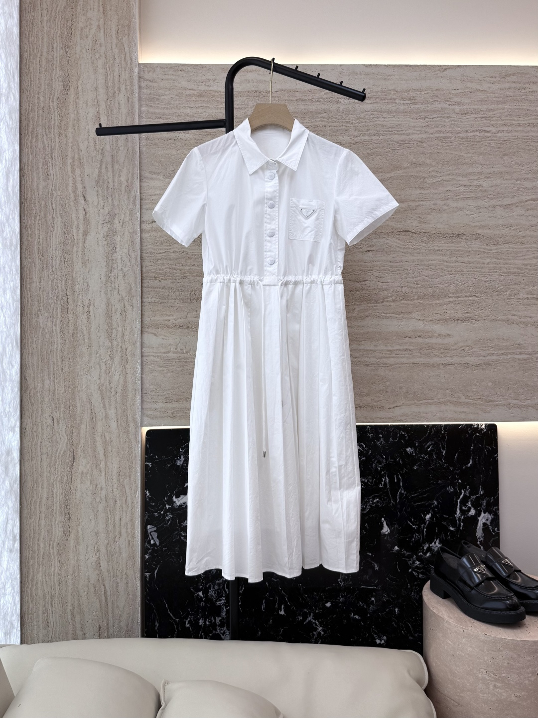 NO:425073,CX0103# new dress PR triangle short-sleeved slimming dress blue white SML, skirts, T-shirt, alexander wang19860909CX0103#新款连衣裙 PR 三角标 短袖 显瘦 连衣裙 蓝色 白色 SML,,skirts,T-shirt,alexander wang,Women's clothing