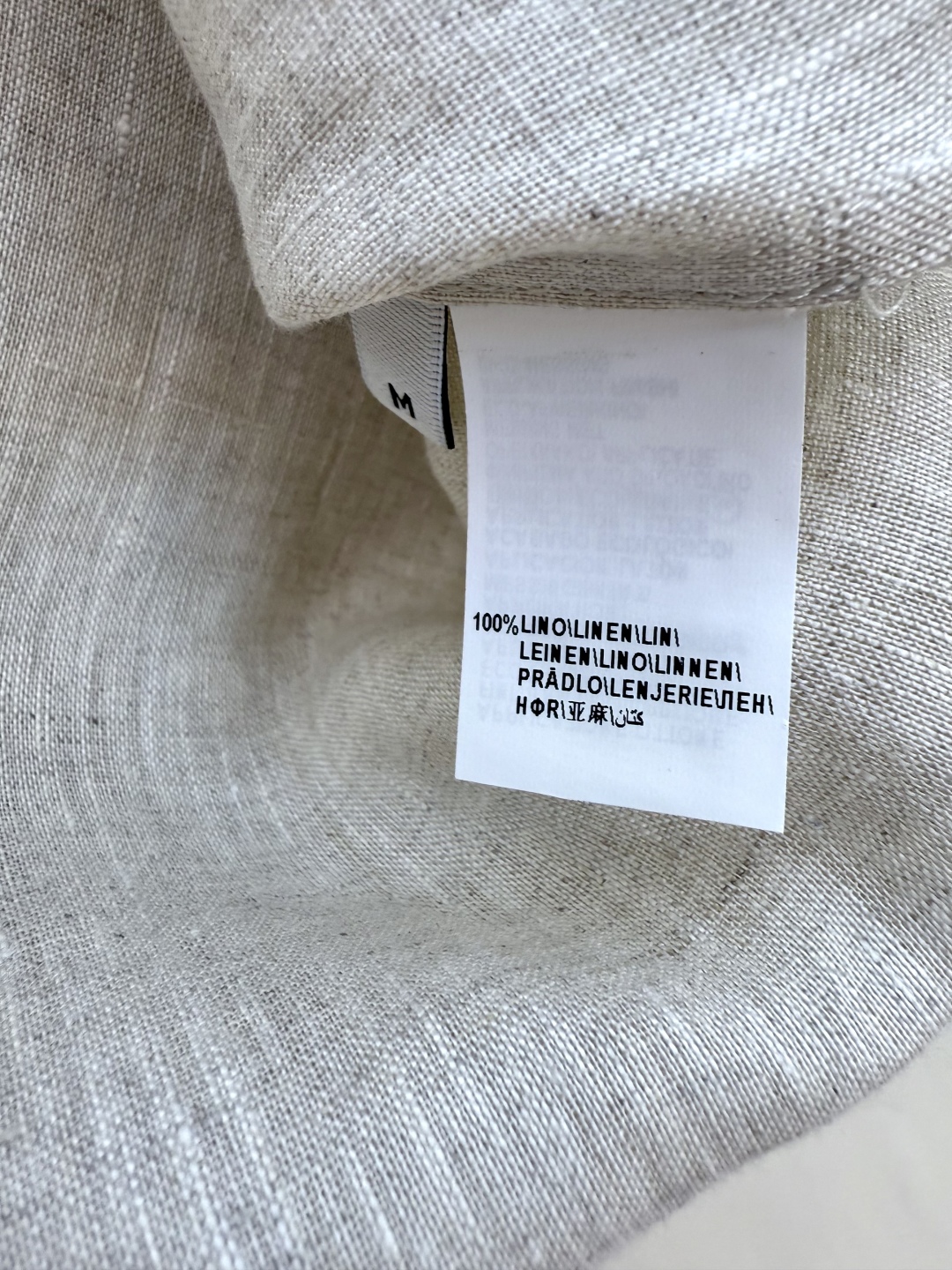 LZ25047A#新款衬衫。
BC 100% 亚麻 长袖链条装饰衬衫 白色 本麻色 SML