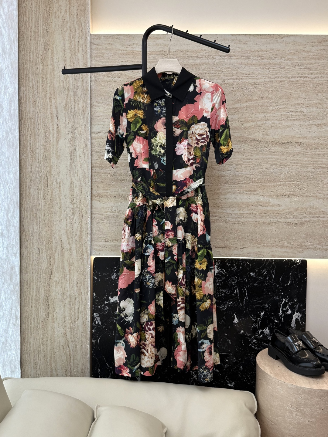 NO:434074,FL009# only 38 silk top watermark silk flowers dress, skirts, real silk, alexander wang19860909FL009#只有38  真丝 顶级水印真丝花朵 连衣裙,,skirts,real silk,alexander wang,Women's clothing